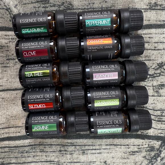 Set of 10 Pure Daily Care Plant Essential Oils Therapeutic Grade 10ml Assorted - Picture 2 of 6